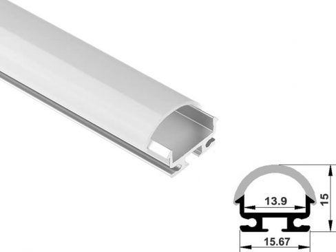 AL-1010-UP U-förmiger Kanal aus Aluminium für LED-Streifen – MiBoxer