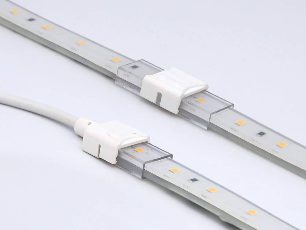 raket zanger spanning IP68 Silicone Solid Tube LED Strip Connector - Myledy