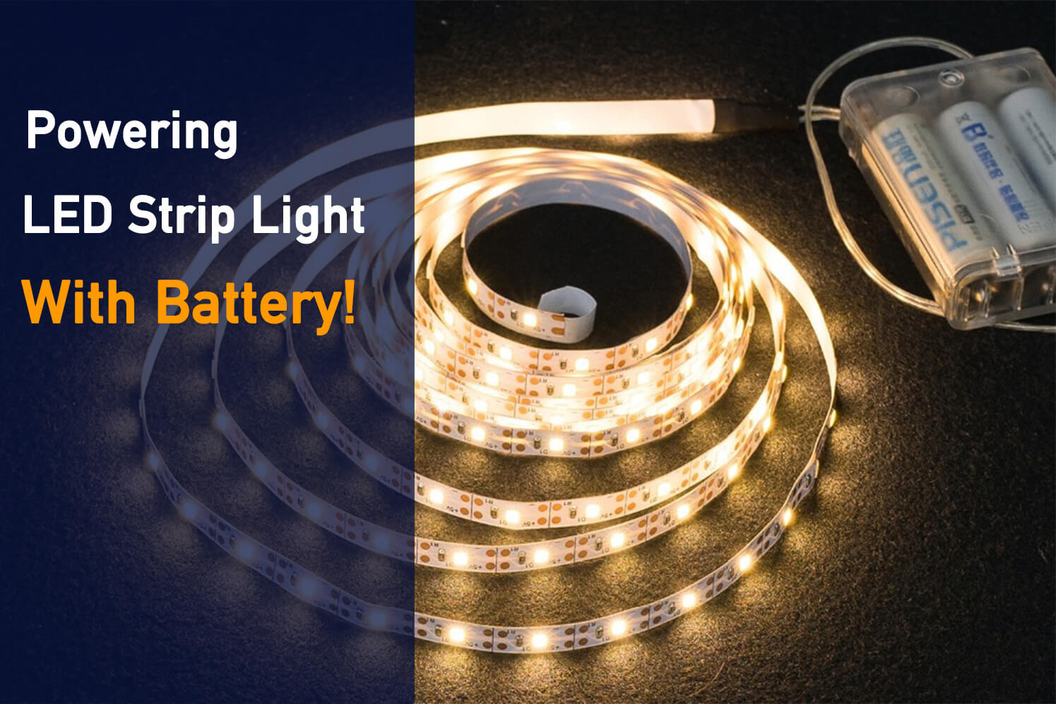 LED Strip Lights with Battery -